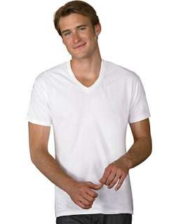 Hanes ComfortSoft® TAGLESS® V Neck T Shirt   style 4551  
