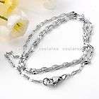 1PC Stainless Steel Anchor Link Chain Necklace 18L Lob