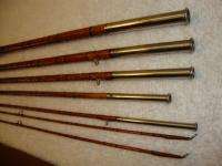 ANTIQUE BAMBOO FLY FISHING ROD 6 PIECE PACK ROD 9  