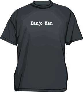 Banjo Man Mens Tee Shirt PICK Size Small 6XL & Color  