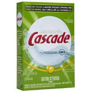 Cascade Powder Dishwasher Detergent Lemon Scent 45 oz (Quantity of 3)