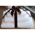   Hotel and Spa Plush Soft twist Turkish Cotton White 4 piece Bath Set