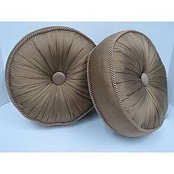   McClintock 12 inch Round Button Pillow (Set of 2)  