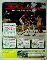   Orange Krate Banana Seat, Varsity, Bicycles Boys Bikes Magazine Ad