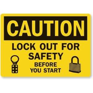  Caution Lock Out For Safety Before You Start (graphic 