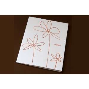  Sky of Blue Cards   Doodle Flower Thank you Cards Toys 
