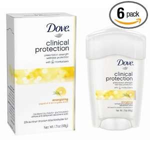 Dove Clinical Protection Anti perspirant & Deodorant Solid, Energizing 
