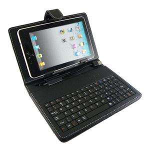 Leather Case With Bluetooth Keyboard for 7 Tablet PC  