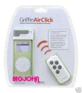 Griffin AirClick Mini Remote Control for iPod Mini 685387040223  