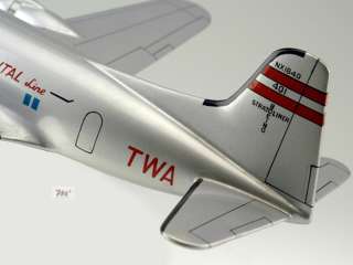 Boeing 307 Stratoliner TWA Wood Desktop Airplane Model  