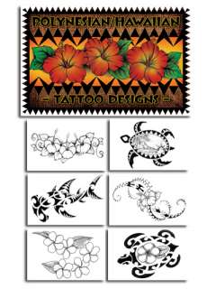 Tattoo Supplies reference book flash Polynesian Tribal  