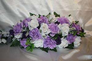Lavender Wedding Centerpiece Silk Flower Wedding Bridal Bouquets to 