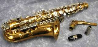 Selmer Bundy II Student Alto Saxophone w/ Hard Case USA Made Bundy 2 