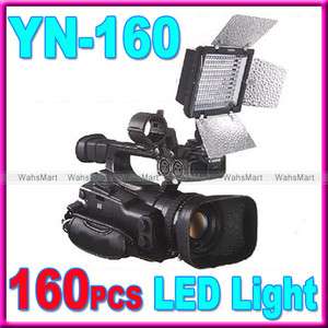    160 YN160 LED Video Light Camera Video Camcorder for Canon Nikon SLR