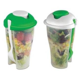 Salad to Go w/ Dressing Container and Fork (2 Sets)