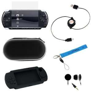   Earbud + Blue Wrist Strap Lanyard for Sony PSP 2000/3000 Video Games
