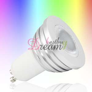 2pcs 5W GU10 Remote Control RGB Color LED Light Bulb Lamp  