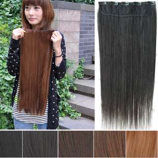 Clip On Hair Extension woman Long Curly / Straight 2012 Sexy Fashion 