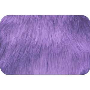  60 Wide Faux Fur Luxury Shag Lavender Fabric By the Yard 