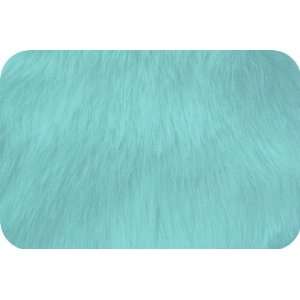  60 Wide Faux Fur Luxury Shag Baby Blue Fabric By the 