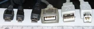 USB 2.0 Type A to Micro B Cable For Cell Phones & PDAs  