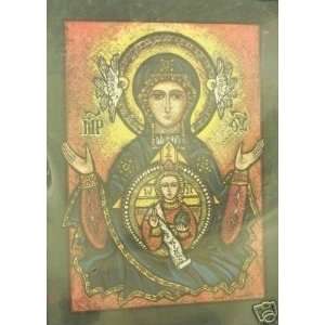  LAMINATED PLAQUE   OUR LADY OF THE SIGN Catholicgiftstore 
