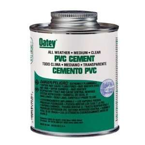  Oatey 31132 PVC All Weather Cement, Clear, 16 Ounce