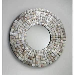  Cyan Design 02798 Capiz Shell Mosaic Tile Mirror