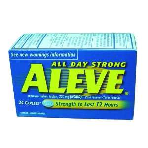  Aleve Caplets, 24 Count, 6 pack