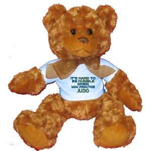   you practice JUDO Plush Teddy Bear with BLUE T Shirt Toys & Games