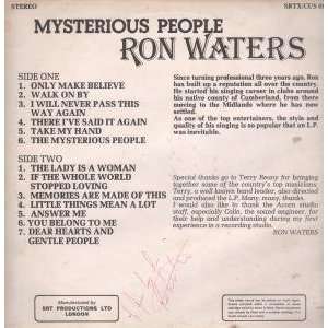  MYSTERIOUS PEOPLE LP (VINYL) UK SRT RON WATERS Music
