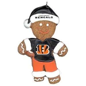  Cincinnati Bengals Gingerbread Man Person Resin Christmas 