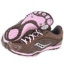 Saucony Shay XC (Spike) W Brown/Silver/Pink Athletic  