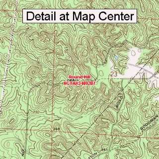   Map   Round Hill, Arkansas (Folded/Waterproof)