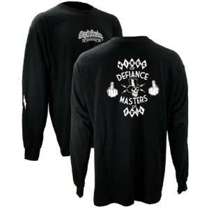  Syndicate Kings & Masters Black Long Sleeve T Shirt (Size 