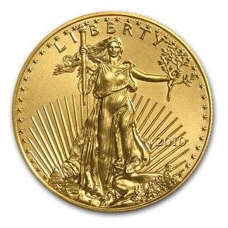  2010 1/10 (Tenth) oz. Gold American Eagle Coin BU Toys 