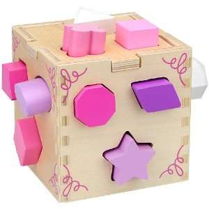  Pink Shape Sorting Cube Toys & Games