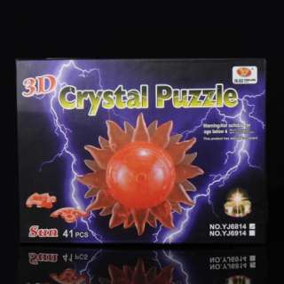 DIY 3D Warm Sun Crystal Jigsaw Puzzle Decoration Toy  