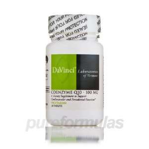  DaVinci Labs CoEnzyme Q10   100 mg 30 Vegetarian Capsules 