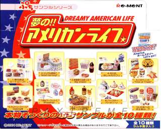 Re ment #17 American Life miniature food snack etc 2004  