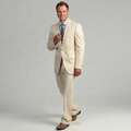Kenneth Cole New York Cotton Slim Fit Tan Suit Separate Pants