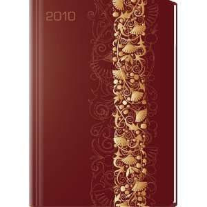  Lady Timer Golden Ornaments 2010 Diary #X836 