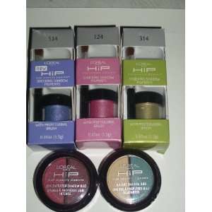  5 Loreal Hip Shadow Lot High Intensity Pigments & Hip Duo 