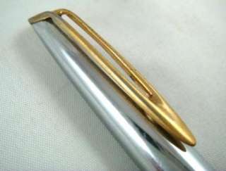   Waterman C/F Cartridge Filling Fountain Pen Rolled Clip Black Silver