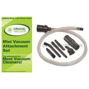  Attachment Set Fits ALL Vacuum Cleaners; Perfect for Hard To Reach 