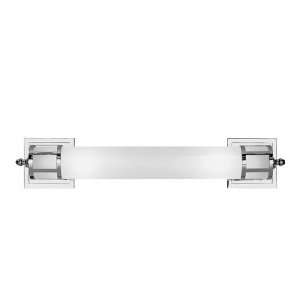  Studio Openwork Long Sconce in Chrome with Frosted Glass by Visual 
