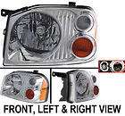 01 04 Frontier Base/XE Head Light Lamp Left Driver Side (Fits Nissan 