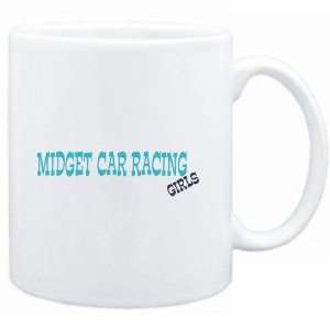 Mug White  Midget Car Racing GIRLS  Sports  Sports 