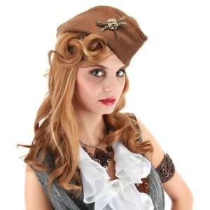  Lets Party By Elope Navy Officer Adult Hat / Brown   One 