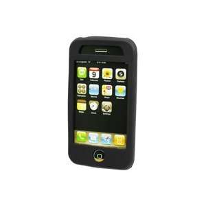  Apple iPhone & iPhone 3G Black Silicone Jelly Case 